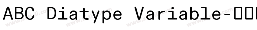 ABC Diatype Variable字体转换 ABC Diatype Variable字体转换